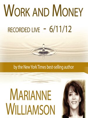 cover image of Work and Money with Marianne Williamson